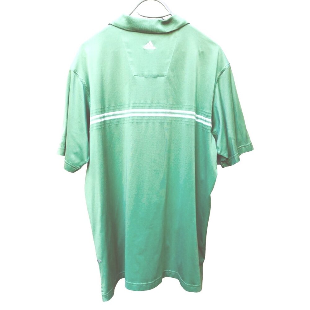 adidas Men's PGA Tour Michelob Ultra Golf Shirt Quarter Zip Green SIze 2XL - Picture 5 of 5